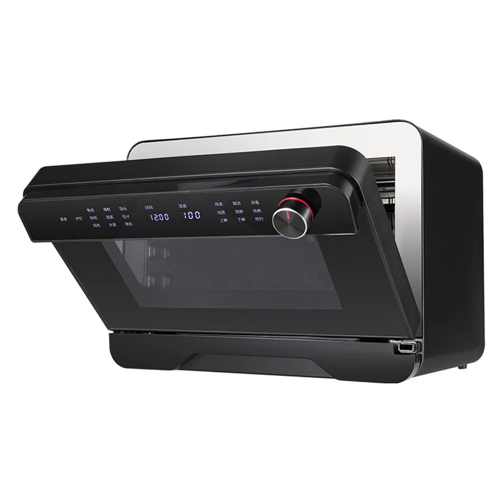 Forno a vapore domestico Desktop Cottura a vapore Cottura Frittura Forno elettrico Macchina per pizza Forno elettrico di grande capacità
