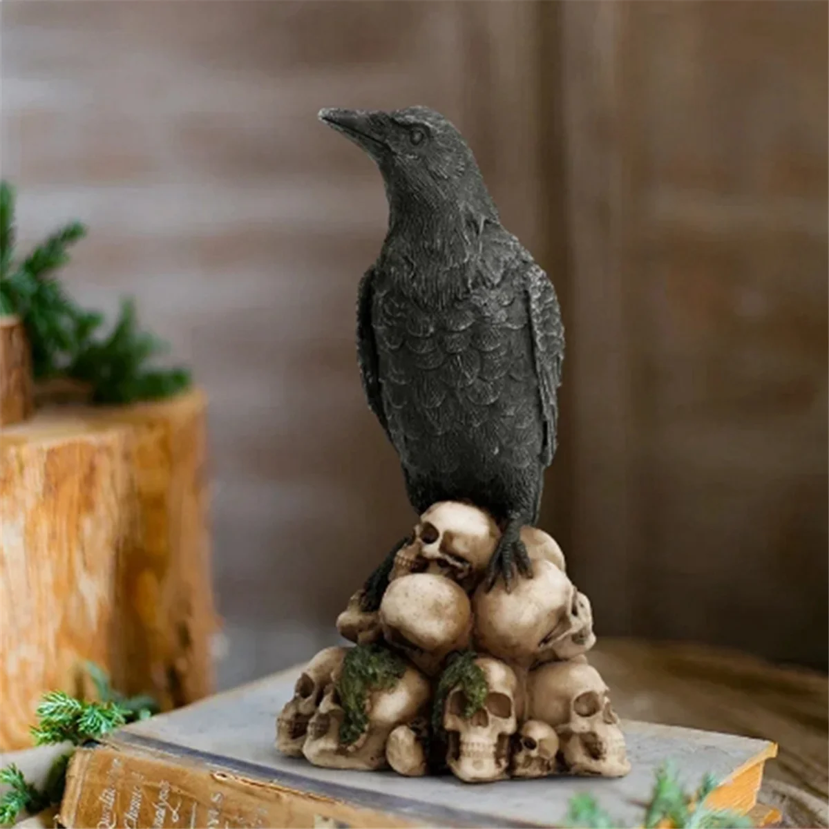 JAS-Mysterious Skeleton Decorative Characters Animal Statues Resin CAU30ts A