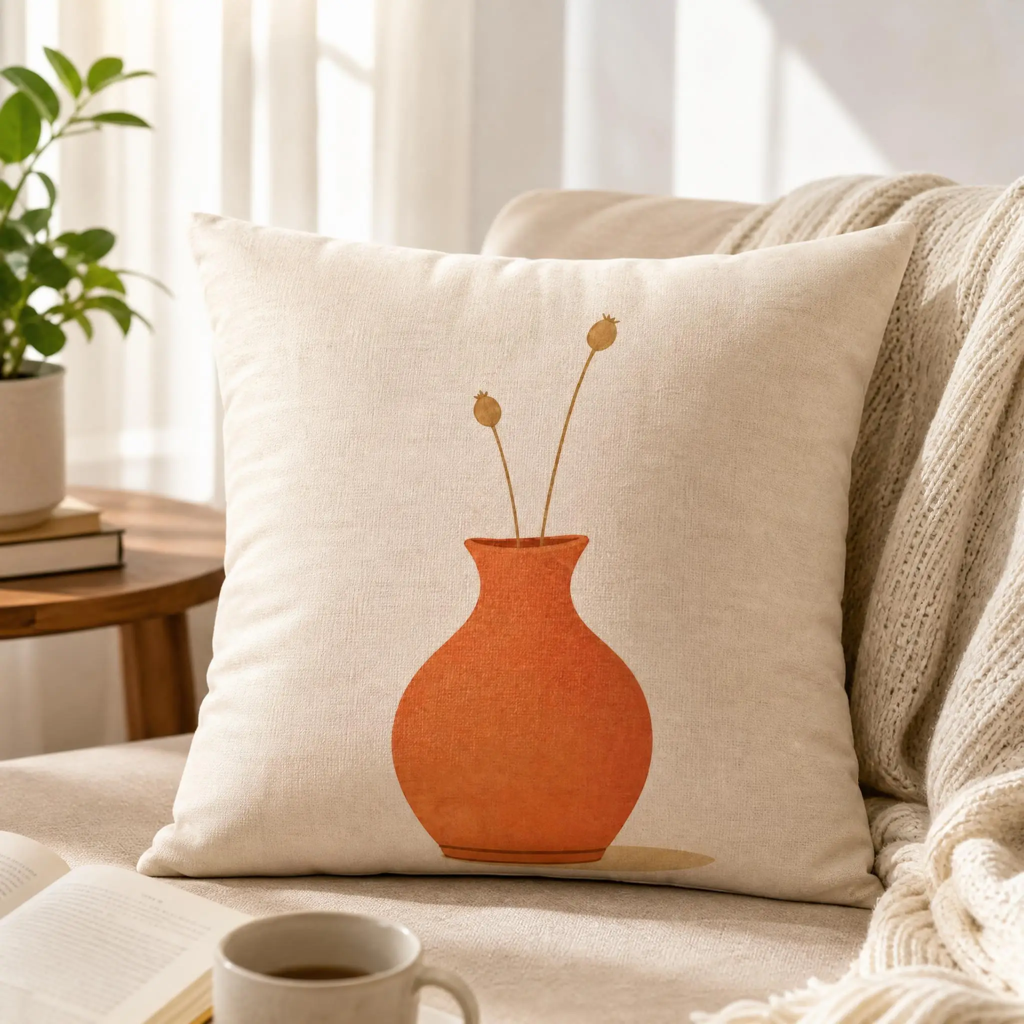 Soft Minimalist Home Pillow Cover, Suitable For Sofa Bedroom Decoration, Unique Holiday Gift view 5