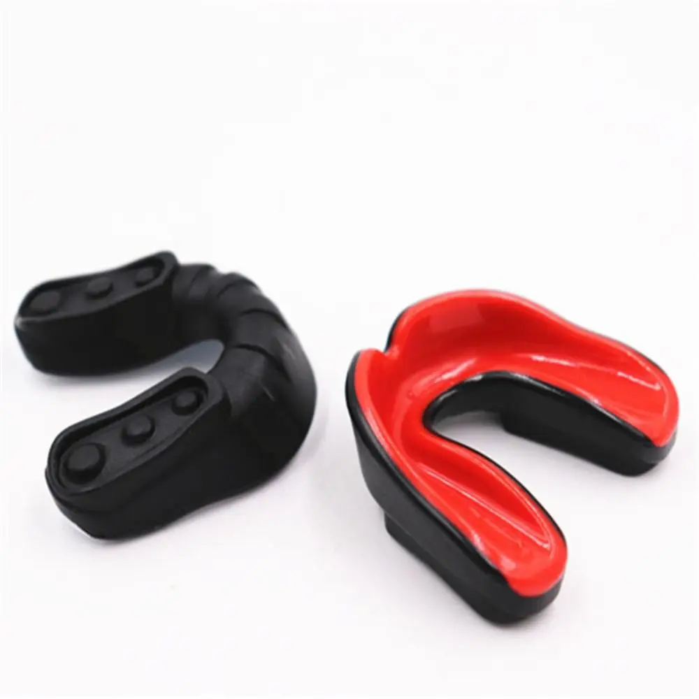 Durable Basketball Children Youth Boxing Karate Adults Mouthguard Sports Mouth Guard With Plastic Case Box Eva Teeth Protector