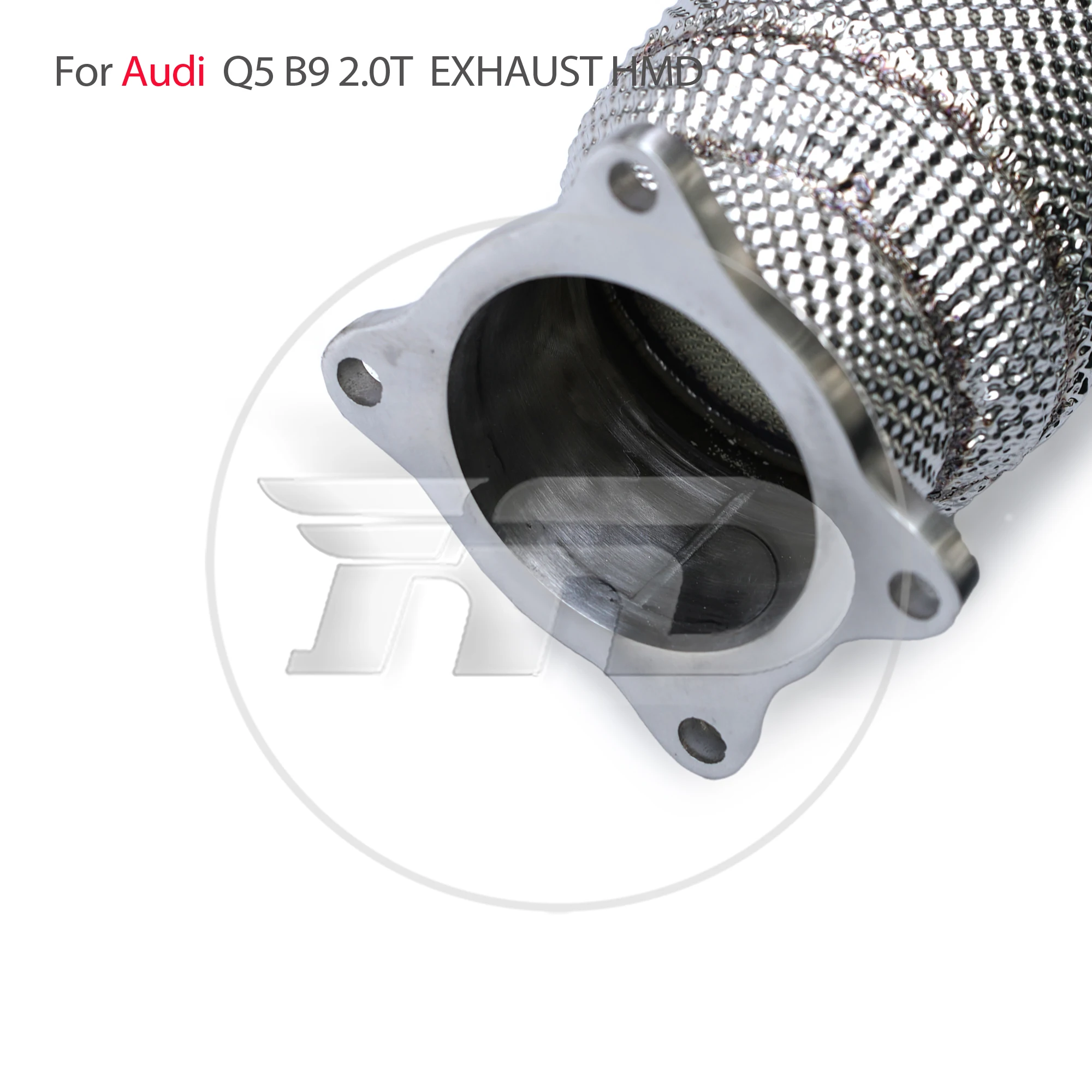 

HMD Exhaust System High Flow Performance Downpipe For Audi Q5 B9 2.0T With Insulation Stainless steel Exhaust Pipe