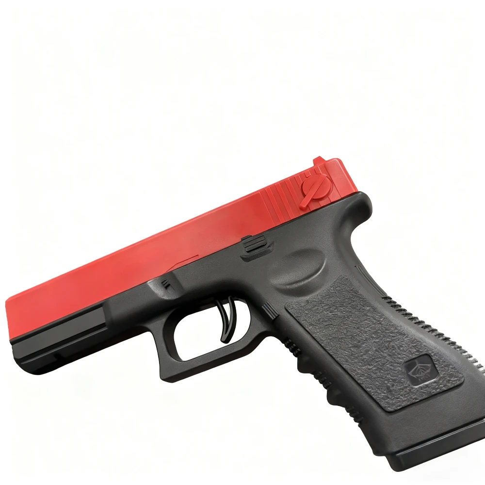 Soft Bullet  Airsoft Pistol Manual G17 Toy Gun Lower Magazine With Laser Outdoor Sports CS Game  for Children Adults Gift