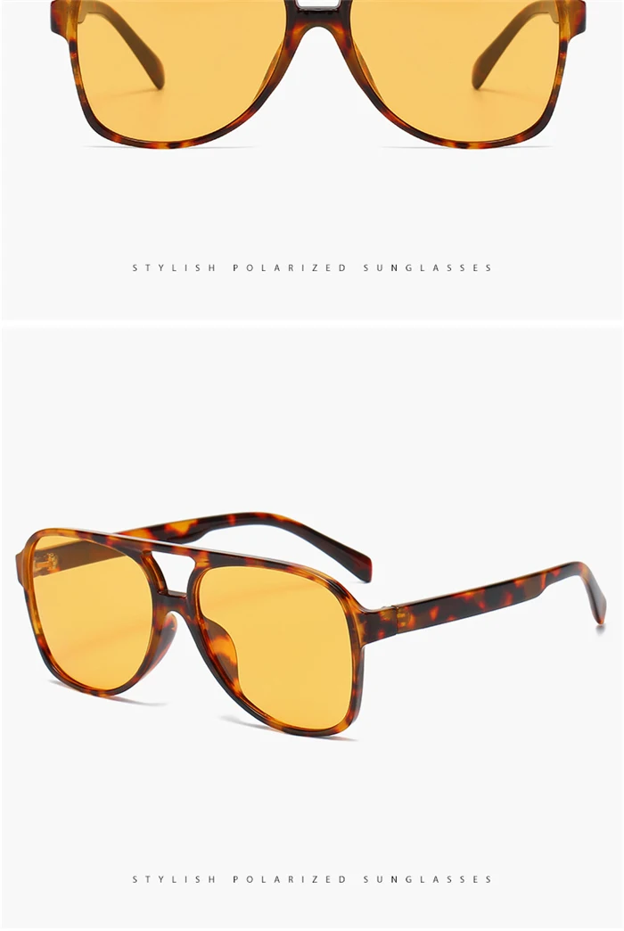 Leopard Rahmen Oval Nachtsicht Objektiv Rezept Sonnenbrille Männer Polarisierte Vintage Myopie Sonnenbrille Für Frauen -0,5 -0,75 Bis -6 – Detail 12