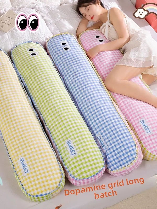 

Dopne Long Pillow for Girls S Side Spers Nap Time Leg Clas Bedroom Furniture Bedding Plu Removable Cover