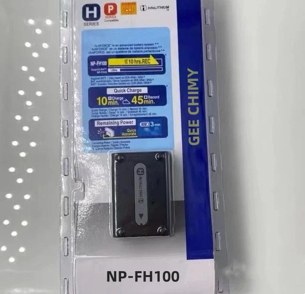 Original NP-FH100 NPFH100 Camera Battery For Sony CR-DVD405 407E 410E 602E 650E DCR-HC96 SR85 HDR-HC9 HDR-SR12 BC-TRV Charger