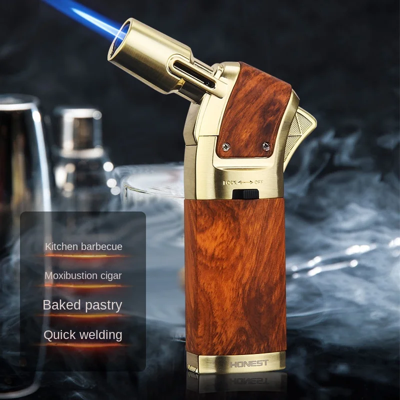 2023 New Outdoor Heat Resistant Lighter for Kitchen, BBQ, Baking, Welding, Cigar Lighter, Gift for Men