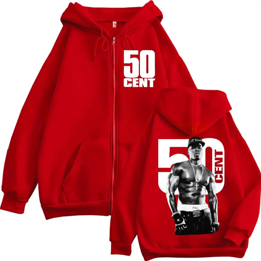 مغني الراب 50 سنت الرسم سستة هوديس الذكور الهيب هوب خمر زمم سترة بلوزات موضة عادية البلوفرات المتضخم للجنسين