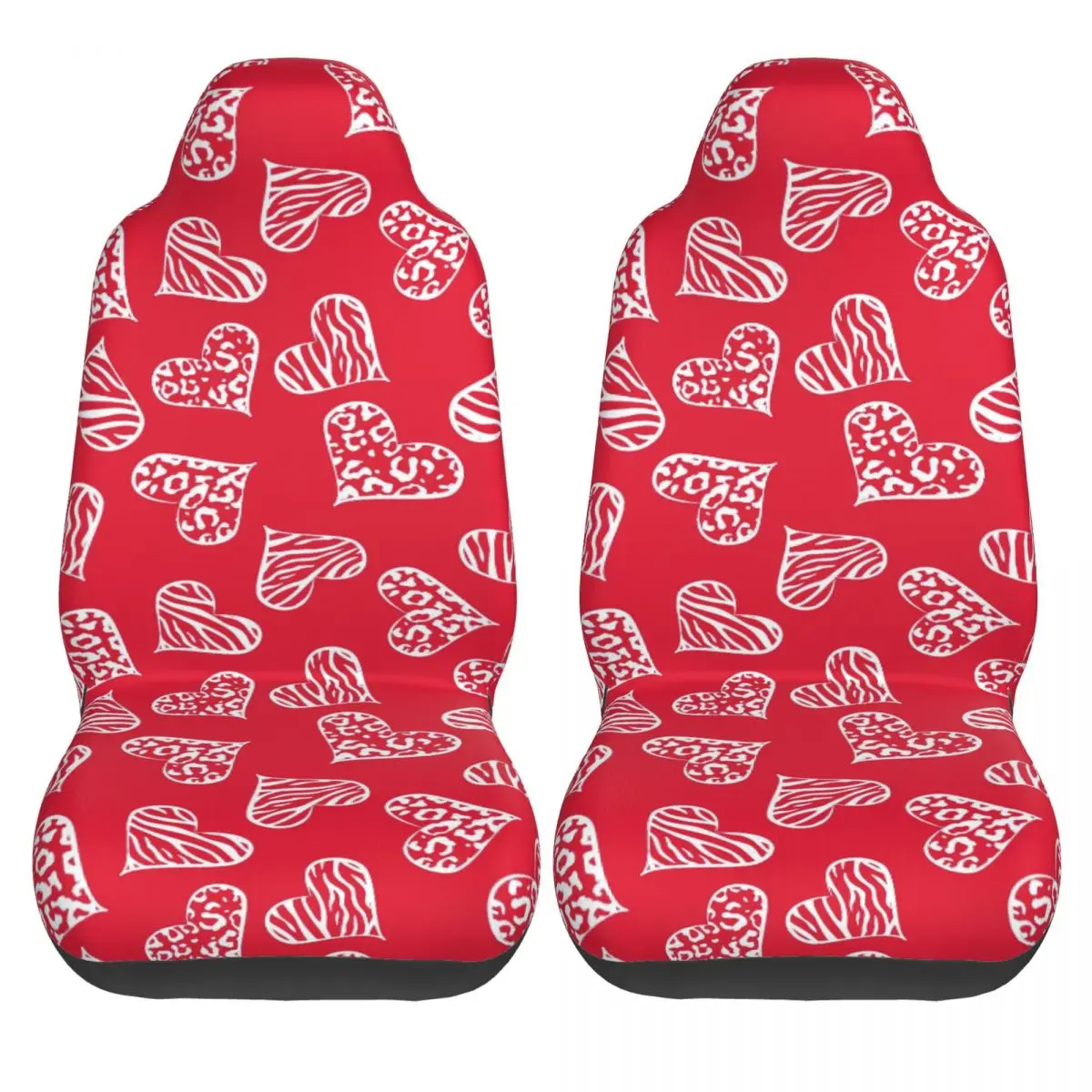 Love Heart Pattern Universal Car Seat Cover Waterproof AUTOYOUTH Valentine's Day Car Seat Covers Polyester Car Styling
