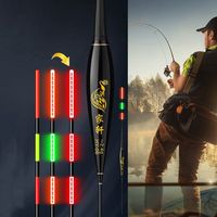 1Pcs 18.5/19/20.5/21.5/22/23cm Indicator Electronic Fishing Float Buoy Strike Slip Drift Tube Rock 2 Light Light Float Long Tail