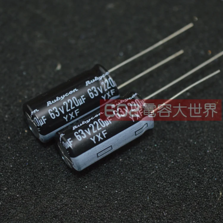 50pcs/lot RUBYCON YXJ series 105C high frequency low resistance long life aluminum electrolytic capacitor free shipping