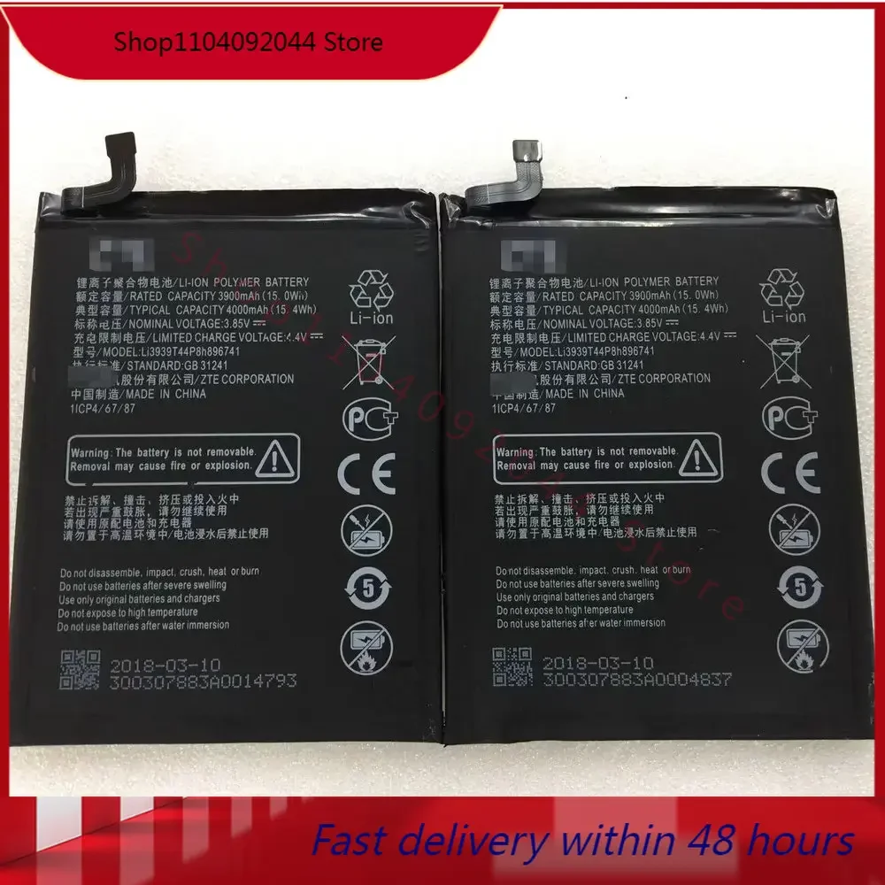 LI3939T44P8H896741  battery 4000mah for ZTE Blade Max View Z610DL Cellphone batteries+Number tracking