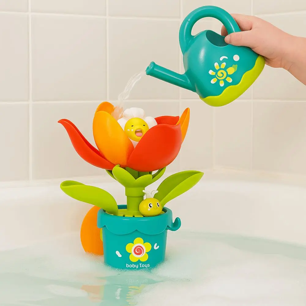 Suction Cup Watering Flowers Bathtub Educational Outdoor Universal & Toddlers Bath ABS Strong Suction Interactive Bath