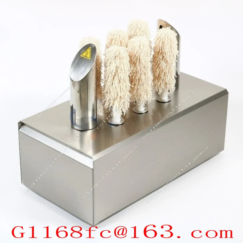 Full Electric Commercial Cup Wiper 5/8 Head Cleaning Equipment Bottle Glass Washer