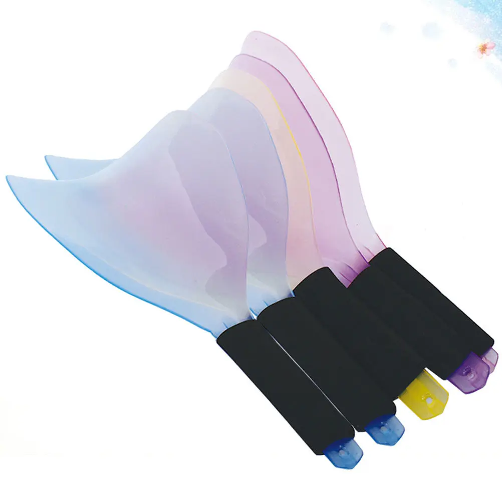 5Pcs Hairspray Mask Plastic Face Eye Shield for Barber Salon Hairdressing Protection Save Pigment Toothpaste Home Use Gift