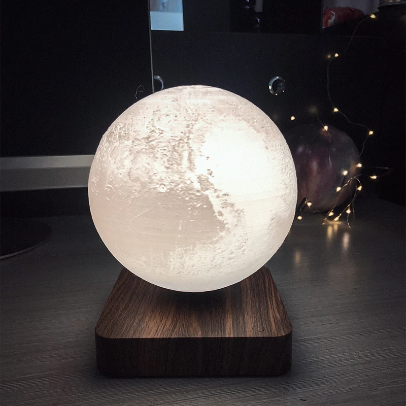 Magnetic Levitation Night Light Moon Moon  Room Lights Decor Mars Saturn Atmosphere Light Gift Night Lights