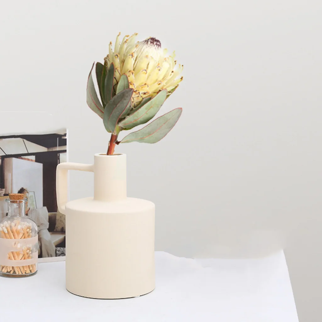 Ceramic Vases for Flowers, , Geometry Vase Ceramic Vases Bunch Holder for Home Wedding Party Living Room Decor