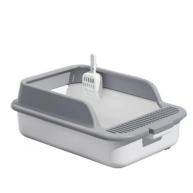 

Cat litter box open and splash-proof large