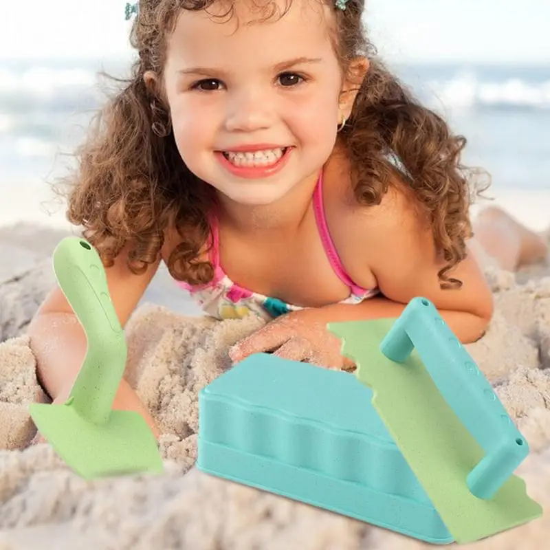 Jouets de plage, jeux de plage légers, pelle éducative multifonctionnelle, modèle en brique pour les vacances d'été, jeu au bord de la piscine, parc aquatique