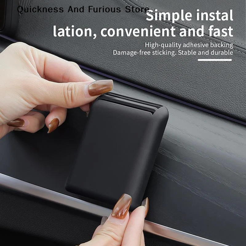 Multifunction Car Organizer Auto Seat Crevice Card Ticket Storage Box Bracket Stand Universal Car Accessories Interior 6.8x8.5c