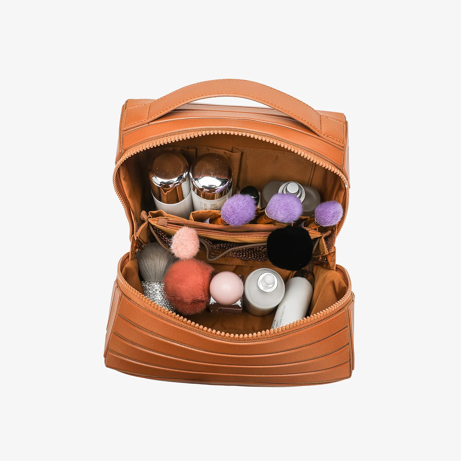 

2026 New Toiletry Bag & Cosmetic Pouch Large Capacity Divided Compartments Portable Skincare & Cosmetics Organizer for On-the-Go