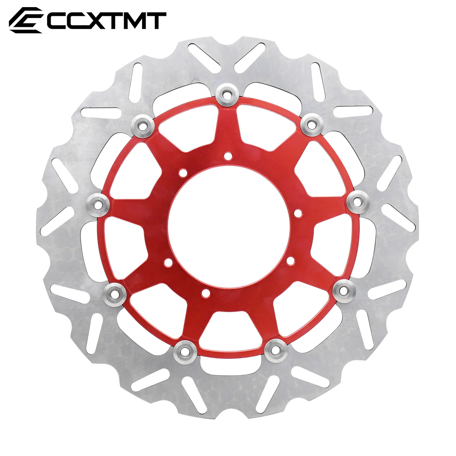 Motocross 320mm Front Floating Brake Disc Brake Caliper Bracket For Honda CR CRF 250R 450R 250X 450X 450RX 2002-2021 2022 view 3