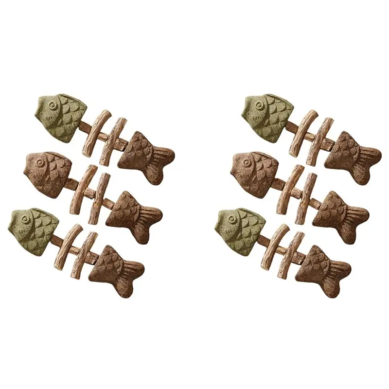 BAAJ-Purringent-Fixing Cat S' Health, Originality Fish Bone Cat For Chewing Comfort, Pet Relax