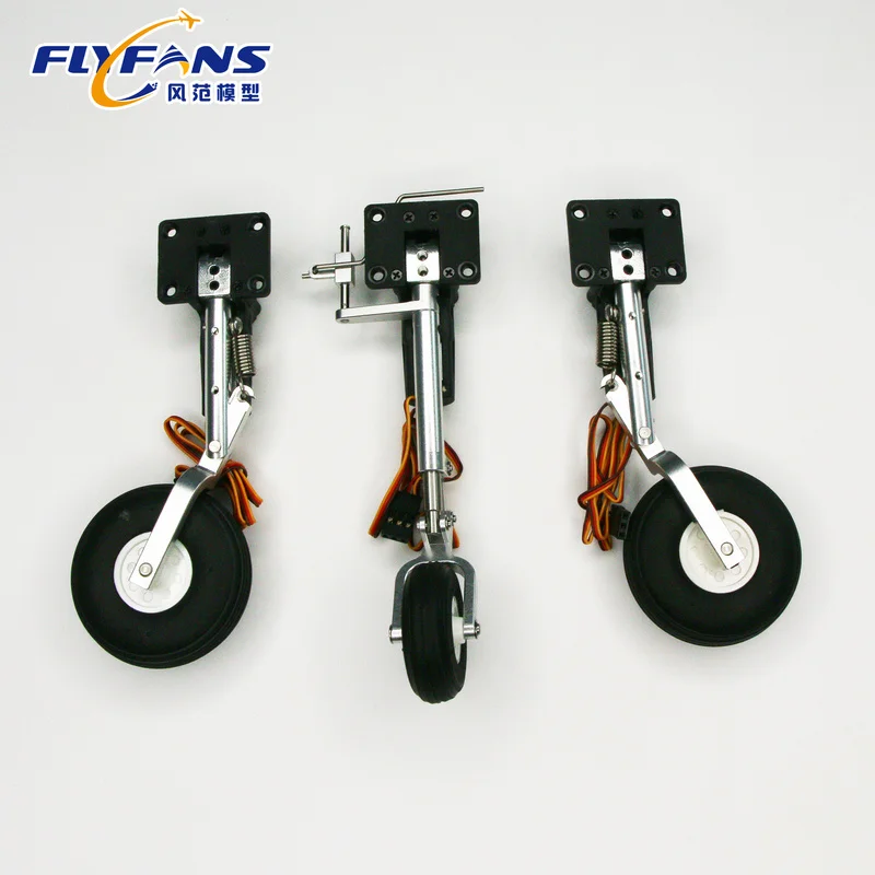 Flyfans 64mm L-39 avec train d'atterrissage rétractable et feux de Navigation, ensemble de train d'atterrissage, accessoires à voilure fixe