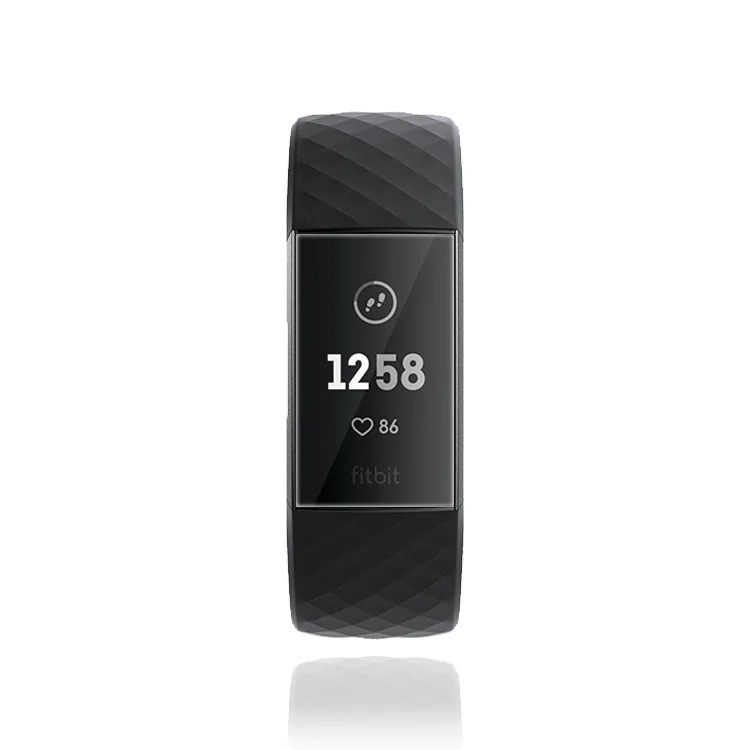 4 stuks volledig scherm horlogebeschermer volledige TPU hydrogelfilm voor fitbit charge 3/inspire HR horloge