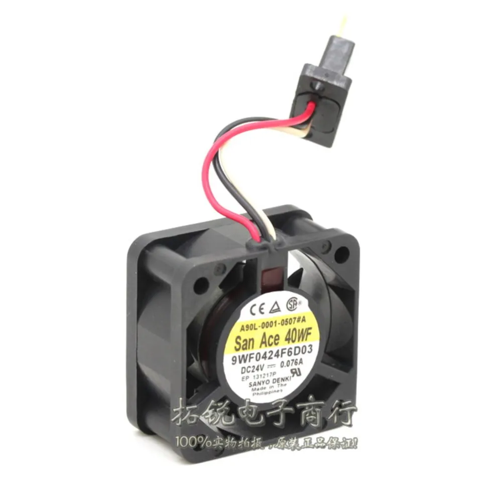 40mm DC 24V Axial Cooling Fan for Sanyo 9WF0424F6D03 24V 0.076A Waterproof Fan