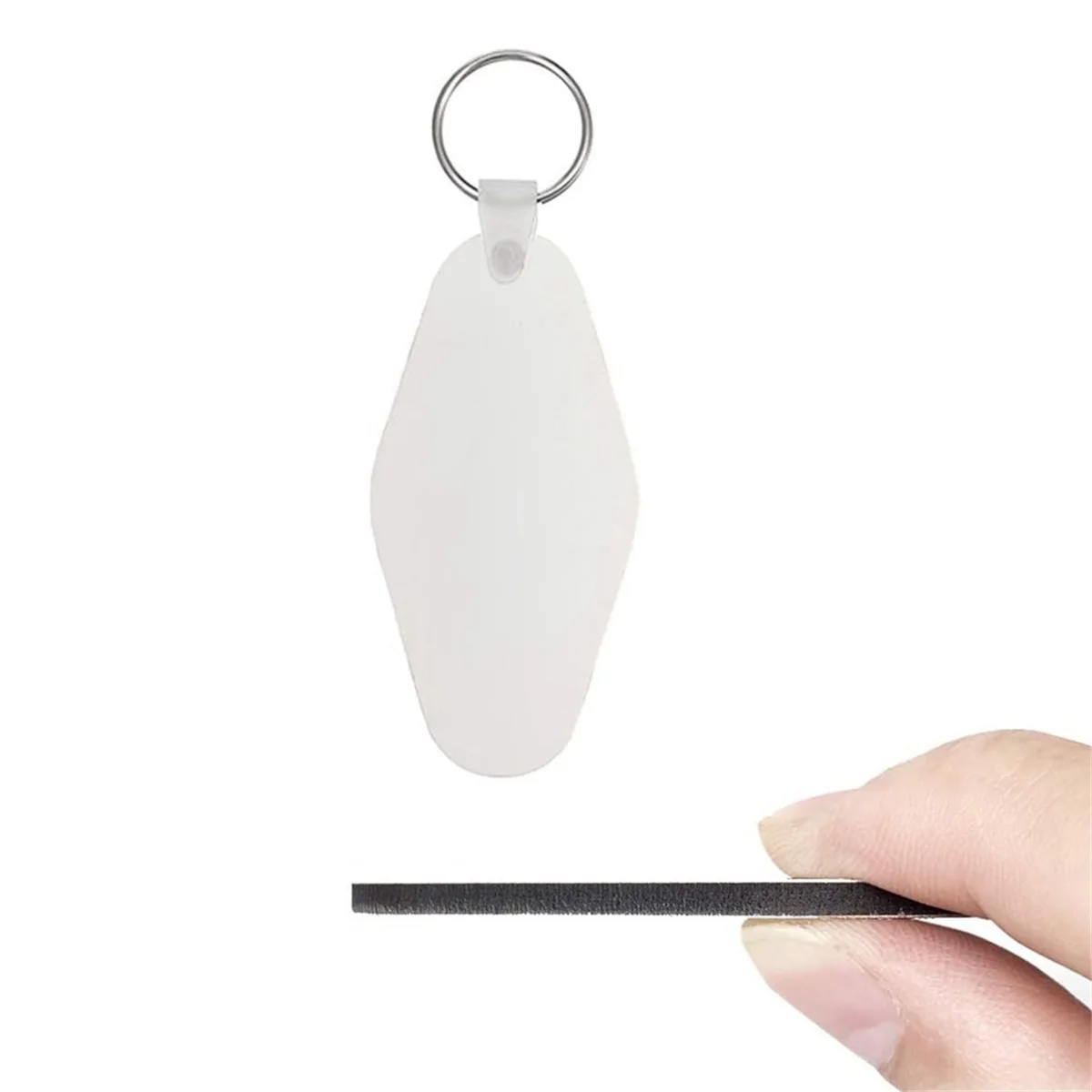 

32pcs Sublimation Blank Hotel Motel Keychain Printing Keychains DIY Keychain Tags for DIY Keychain and Luggage Tag HOT