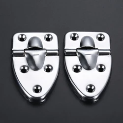 2Pcs/lot 5 Holes Decor Cabinet Metal Hinges Luggage Flight Case Folding Hinges for Wooden Jewelry Box Tool Box Suitcase 64*40mm