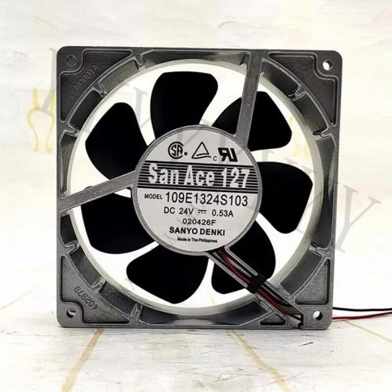 

Y+Sanyo 109E1324S103 DC24V 0,53A 12738 12,7 см охлаждающий вентилятор с алюминиевой рамой