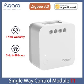 Aqara リレー T1 中性なし中性シングルチャンネルコントローラスイッチ Zigbee モジュールスマートホームタイマーリモコンホームキット