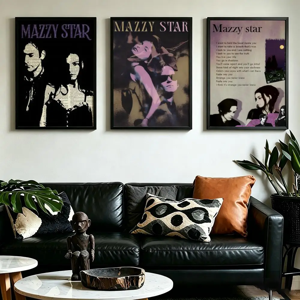 Band M-Mazzy S-Star Poster HD art, waterproof, sticky wall, home decoration (living room, bedroom, bar), aesthetic