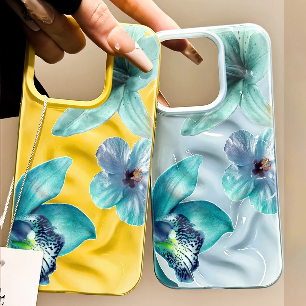 

Abstract Meteor Ripple Art Phone Case For iPhone 17 Air 16 15 14 13 12 11 Pro Max Plus Shockproof Textured Protective Cover