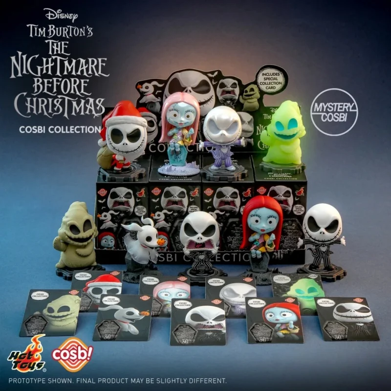 

Hot Toys The Nightmare Before Christmas Blind Box Figures Jack Sally Cosbi Collectible Figurine Doll Boy Holiday Birthday Gifts
