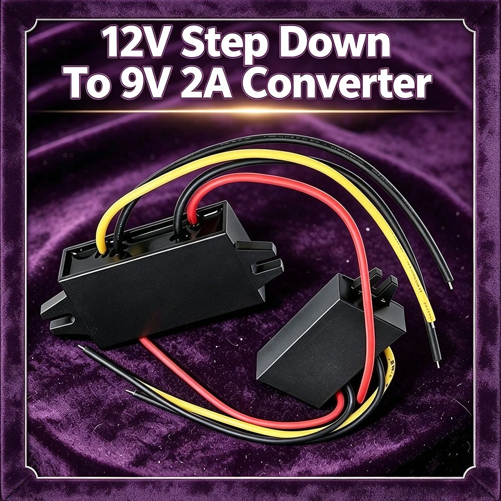DC/DC 12V Step Down To 9V 2A Converter Buck Power Supply Module Electronic Transformer For Car Corder Car Navigation Car Audio