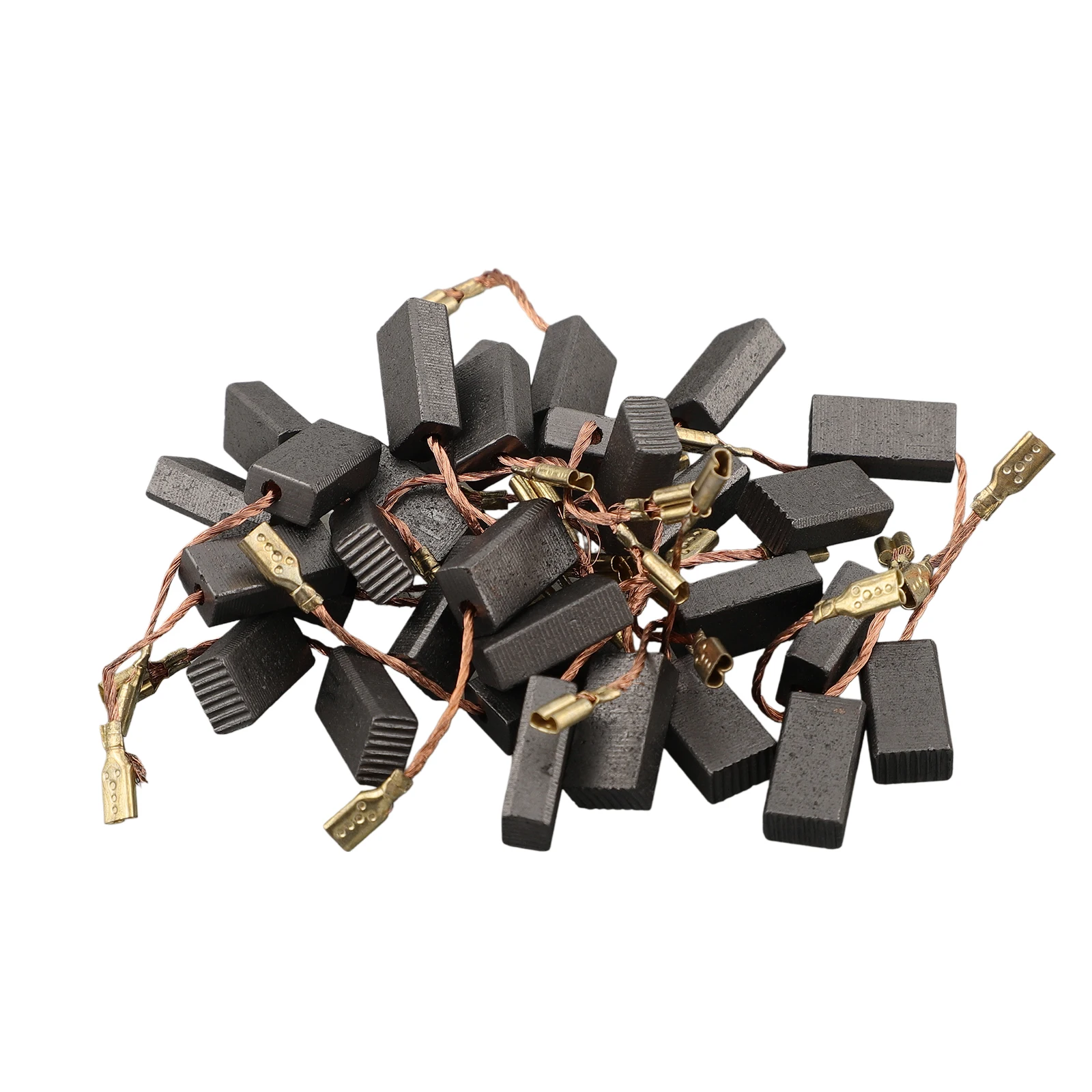30PCS Carbon Brushes For Bosch GWS6-100,  For Dongcheng S1M-FF03-100A Series Angle Grinder 15mmX8mmX5mm