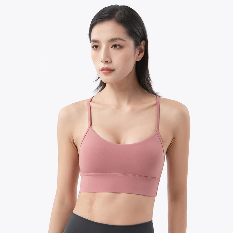 TRY TO BN Sports Bra Women Yoga Bra High Strength Shockproof Sexy Fitness Crop Top Underwear Push Up Brartswear Vest Gym Clothin