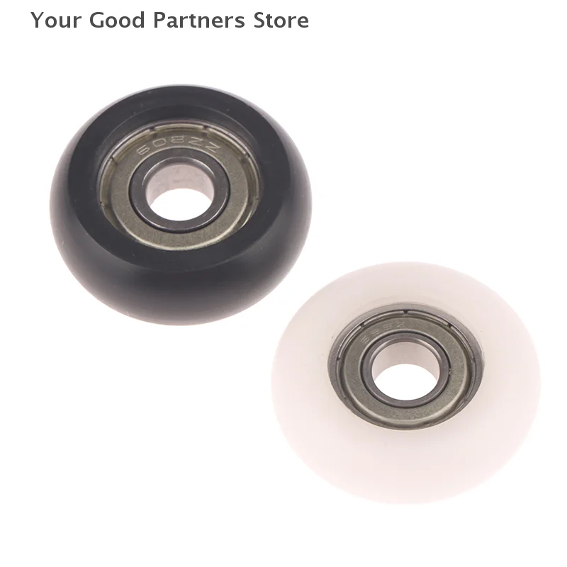 1 peça roda de plástico 8*32*12mm 608zz pacote plástico envoltório de náilon linha pom polia de rolamento de corda de fio