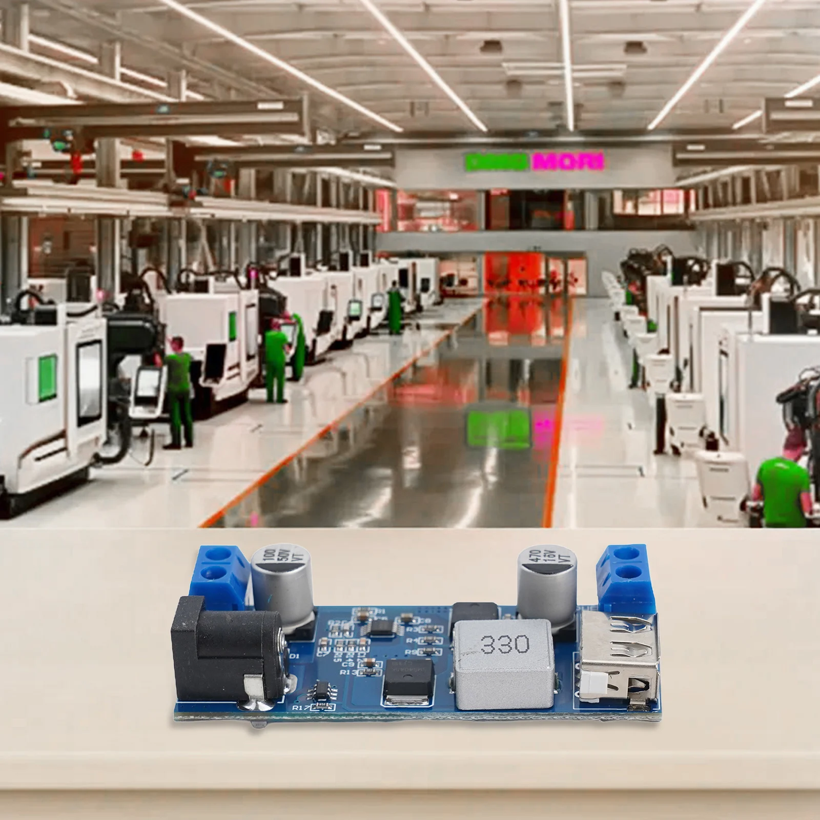 XY 3606 power module 9-36V input to 5.2V output with USB fast charge identification chip and working indicator light