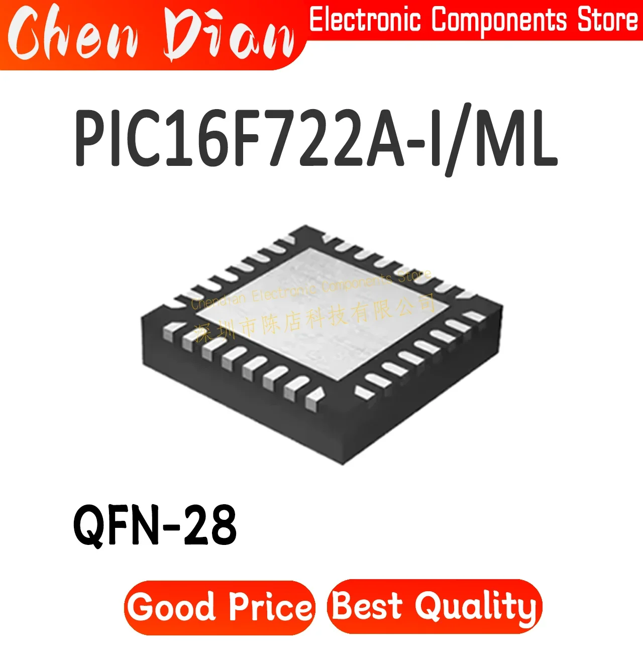 PIC16F722A-I/ML package QFN-28 New Original Genuine