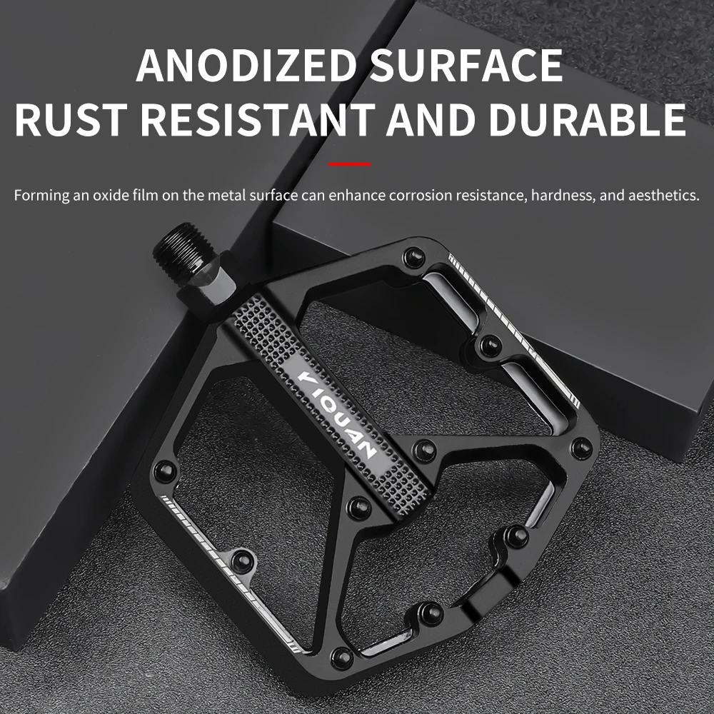 Педаль для горного велосипеда, педаль из алюминиевого сплава, двойная педаль DU, противоскользящая расширенная педаль для ногтей, педали Mtb, аксессуары для велосипеда