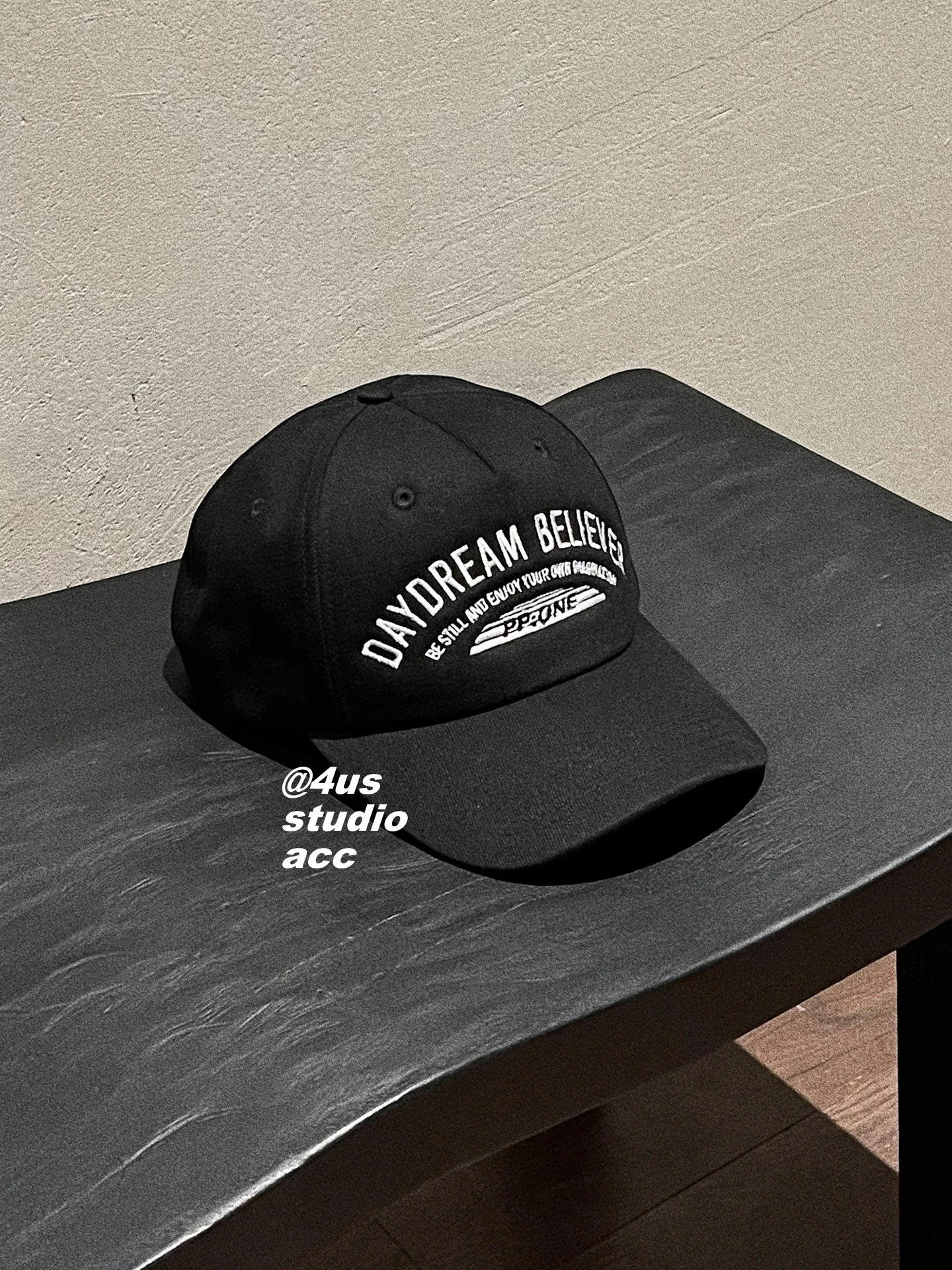 

Vintage Embroidered Letter Baseball Cap for Women, Large Head Circumference, Deep Crown, Face Slimming