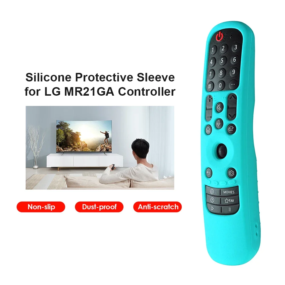 For LG MR21GA MR21GC MR21N Smart TV Remote Control Protective Case Shockproof Durable Silicone Cover Colorful Skin Shell