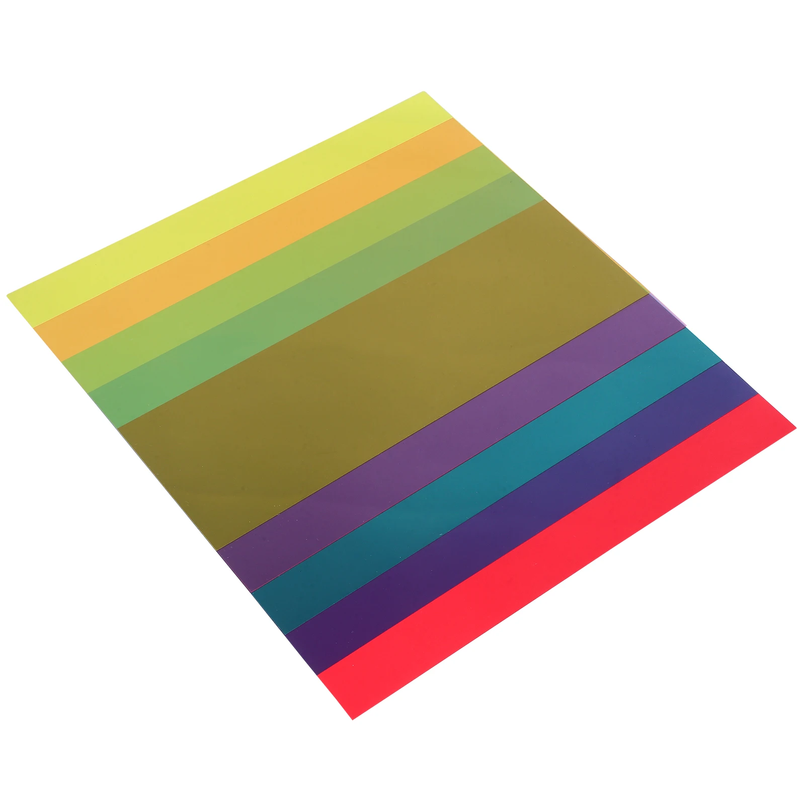 

5 Pcs Translucent Gelatin Correction Color Gels for Light Lighting Sheet Flash Diffusing Film Pvc