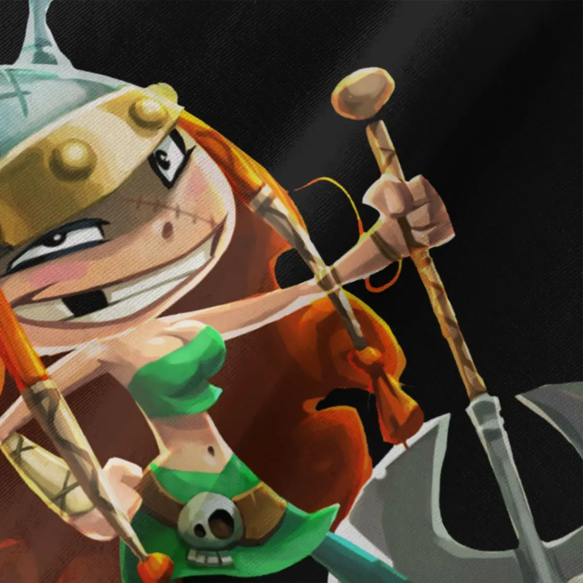 تي شيرت رجالي بأكمام قصيرة وياقة دائرية من القطن العضوي من Rayman Legends أحدث تي شيرت رجالي #3