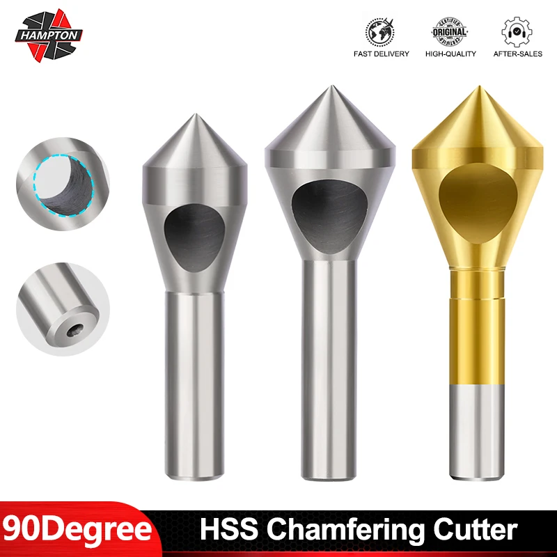 

HAMPTON Countersink Drill Bit 2-5/5-10/10-15/15-20mm TiCN Coated Deburring Taper Hole Cutter for Wood Aluminum Chamfering Tool