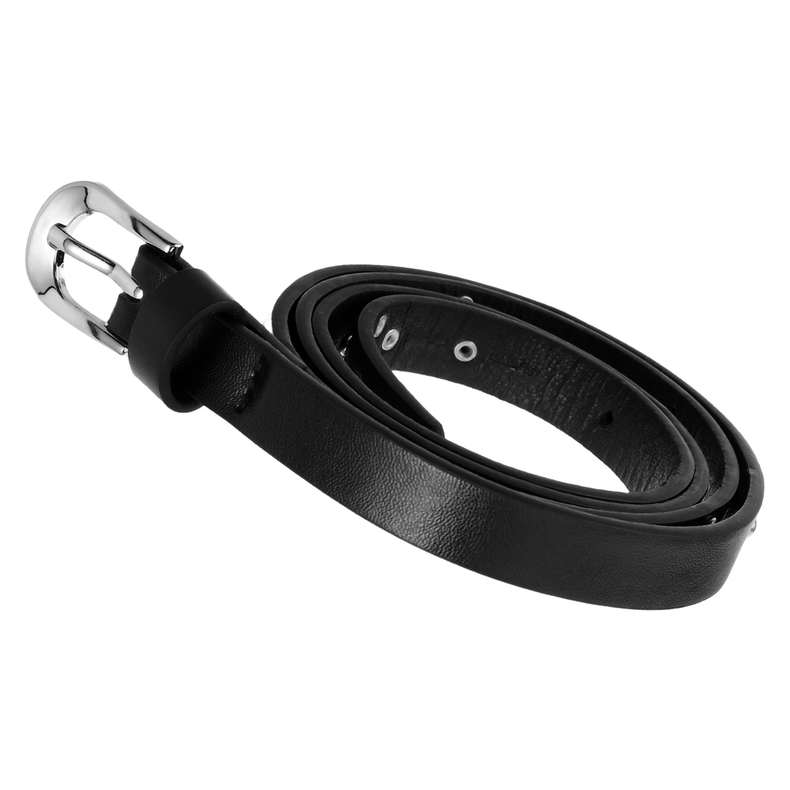 

Women's Rivet Belt Fake Studded Belts Chunky Mosaic with Metal Jeans Pu for Black