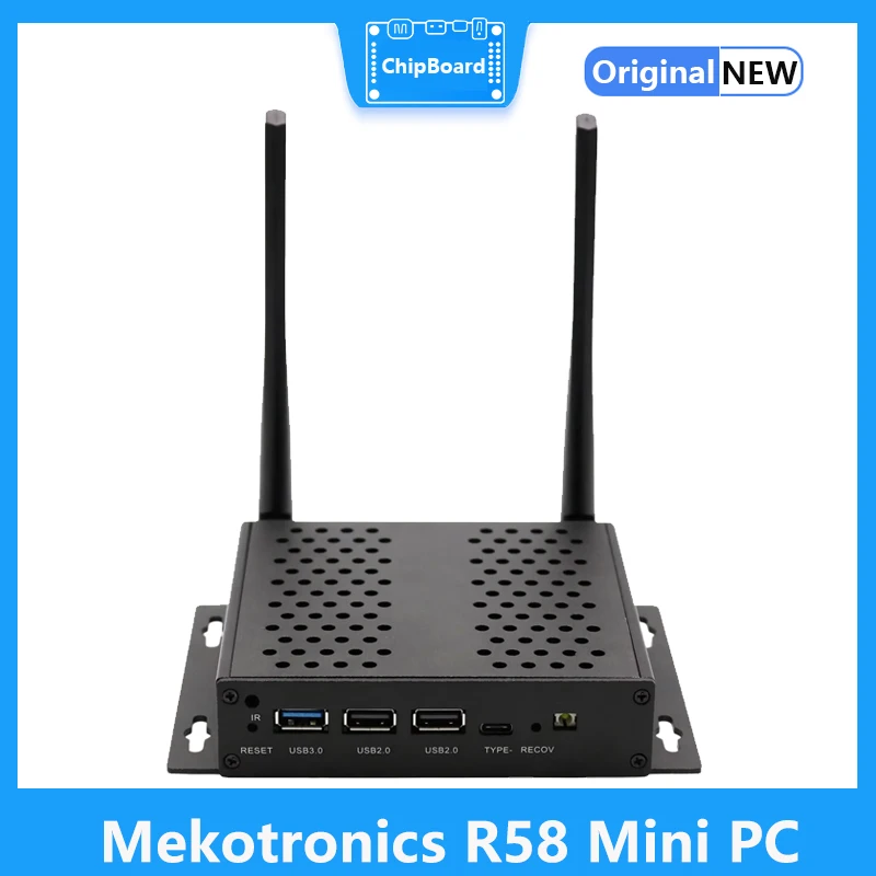 Mekotronics R58 Gabinete Mini Alumínio, Rockchip, RK3588